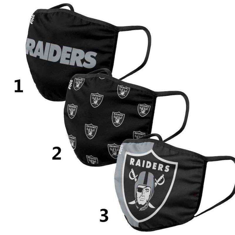 Raiders Sports Face Mask 001 Filter Pm2.5 (Pls check description for details)