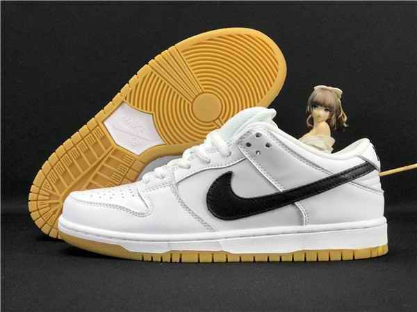 Women's Dunk Low SB White Shoes 058