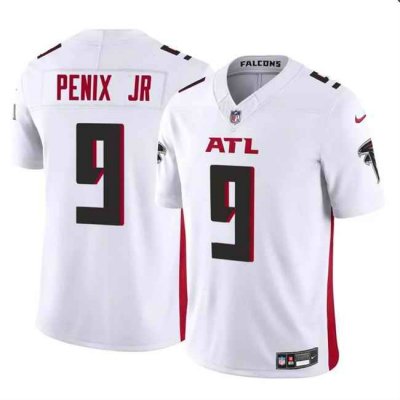 Men's Atlanta Falcons #9 Michael Penix Jr White 2024 Draft F.U.S.E Vapor Untouchable Limited Stitched Football Jersey