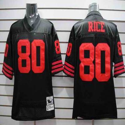 Toddlers San Francisco 49ers #80 Jerry Rice Black Stitched Jersey