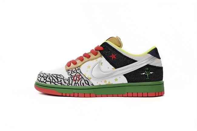 Men's Dunk Low Black/White Shoes 0412