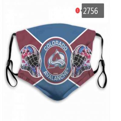 Colorado Avalanche Face Mask 2756 Filter Pm2.5 (Pls check description for details)