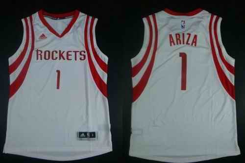 Revolution 30 Rockets #1 Trevor Ariza White Road Stitched NBA Jersey