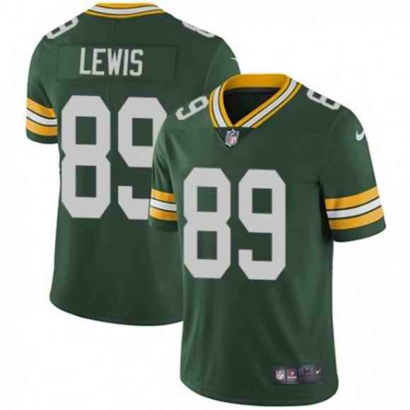 Men's Green Bay Packers #89 Marcedes Lewis Green Vapor Untouchable Limited Stitched Jersey