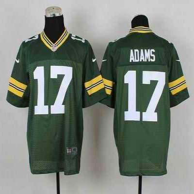 Nike Packers #17 Davante Adams Green Team Color Men's Stitched NFL Elite Jersey