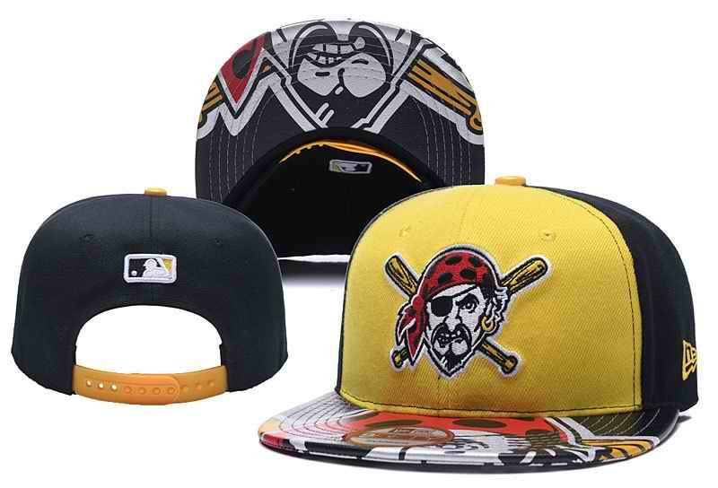 MLB Pittsburgh Pirates Stitched Snapback Hats 004