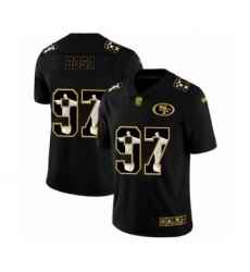 Men's San Francisco 49ers #97 Nick Bosa Jesus Black Faith Edition Limited Stitched Jersey