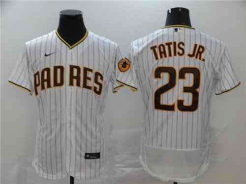 Toddlers San Diego Padres #23 Fernando Tatis Jr. White Stitched Jersey