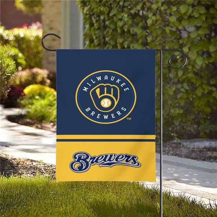 Milwaukee BrewersDouble-Sided Garden Flag 001 (Pls check description for details)