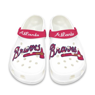 Men's Atlanta Braves Bayaband Clog Shoes