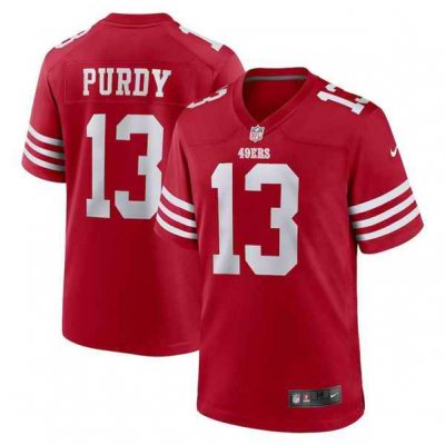 Toddlers San Francisco 49ers #13 Brock Purdy Red Stitched Game Jersey