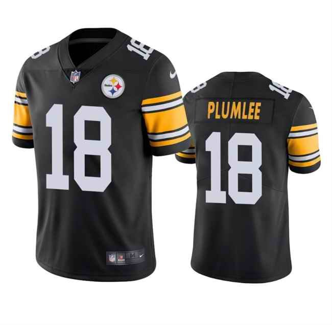 Youth Pittsburgh Steelers #18 John Rhys Plumlee Black Alternate Vapor Untouchable Limited Stitched Jersey