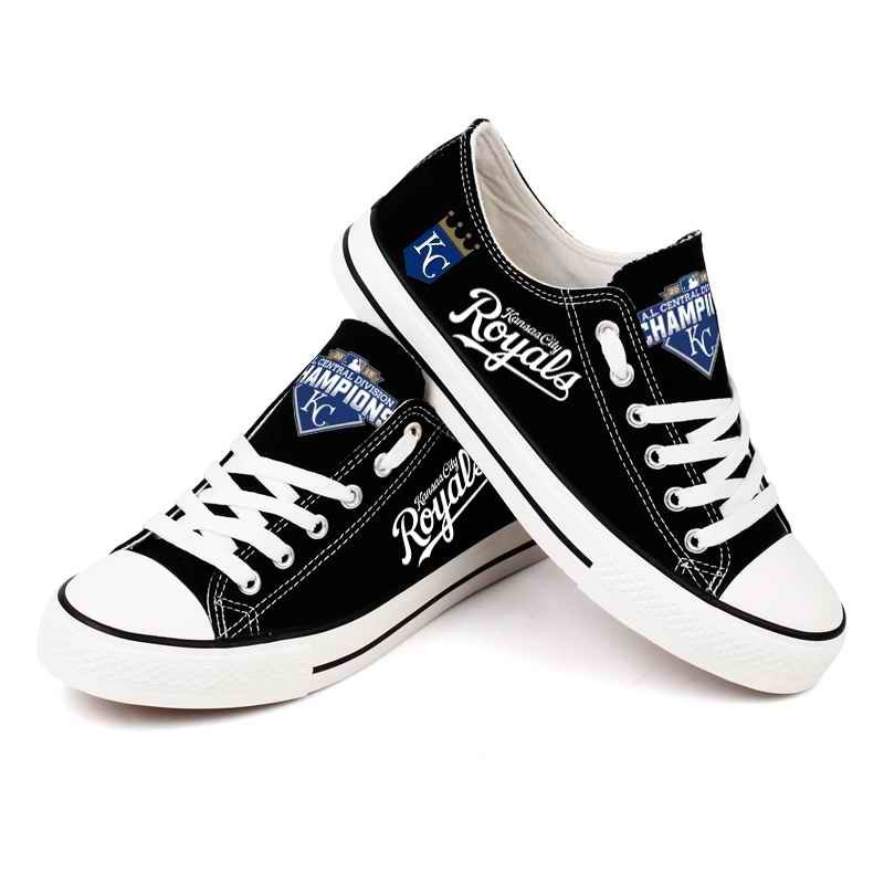 Women's Kansas City Royals Repeat Print Low Top Sneakers 005