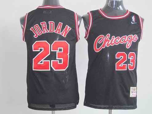 Toddlers Chicago Bulls #23 Michael Jordan Black Stitched Basketball Jersey