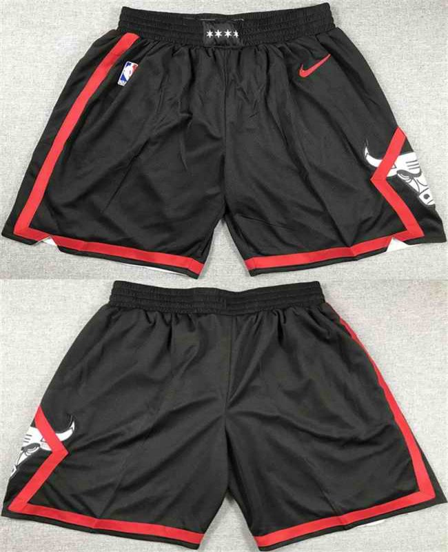 Men's Chicago Bulls Black Shorts (Run Small)