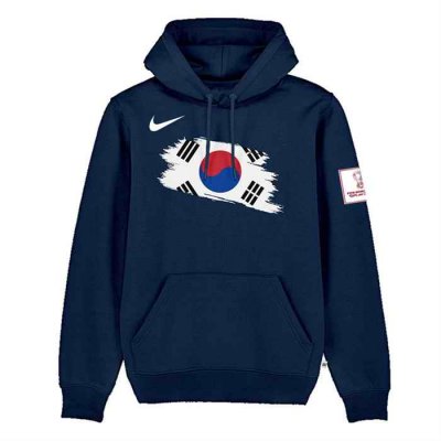 Men's Korea FIFA World Cup Soccer Hoodie Navy