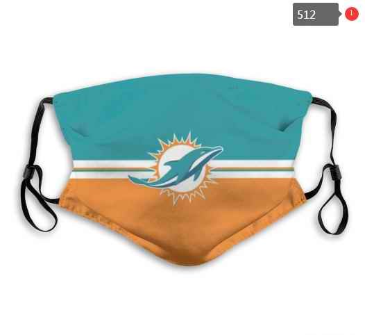 Miami Dolphins Face Mask 006 Filter Pm2.5 (Pls check description for details)