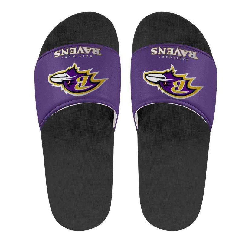 Youth Baltimore Ravens Flip Flops 004