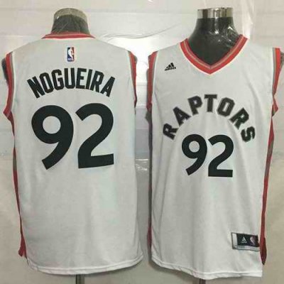 Raptors #92 Lucas Nogueira White Stitched NBA Jersey