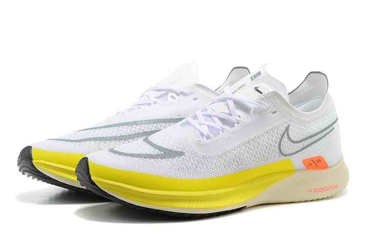 Women's Running weapon Zomx Streakfly Proto White/Yellow Shoes 007