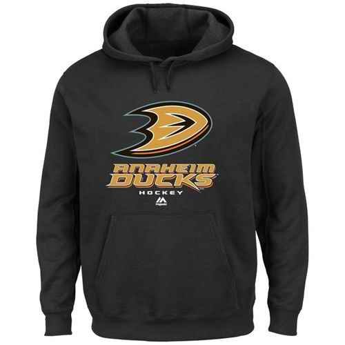 Majestic Anaheim Ducks Critical Victory VIII Pullover Hoodie Black