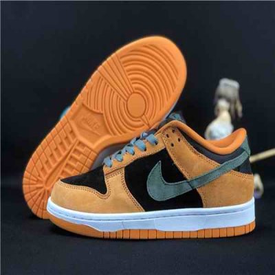 Men's Dunk Low SB Brown/Black Shoes 0106