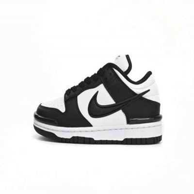 Men's Dunk Low Black/White Shoes 0423