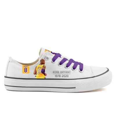 Women's and Youth Kobe Bryant Repeat Print Low Top Sneakers 006