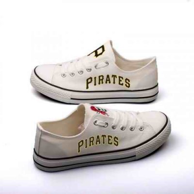 Women's Pittsburgh Pirates Repeat Print Low Top Sneakers 001