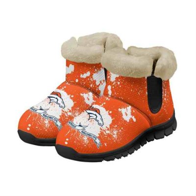 Women's Denver Broncos 2024 Snow Boots/Shoes 003(Pls check description for details)