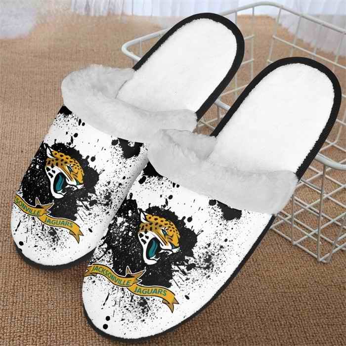 Men's Jacksonville Jaguars Team Logo Staycation Slippers/Shoes(Pls check description for details) 001