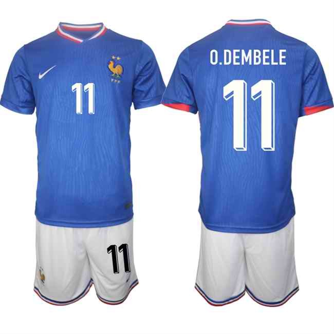 Men's France #11 Ousmane Demb