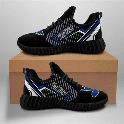 Women's St. Louis Blues Mesh Knit Sneakers/Shoes 002