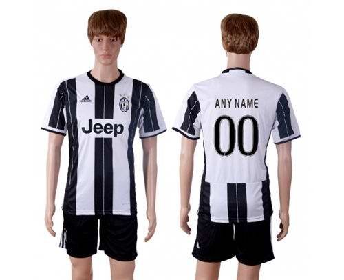 Juventus Personalized Home Soccer Club Jersey