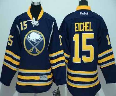 Sabres #15 Jack Eichel Navy Blue Youth Stitched NHL Jersey