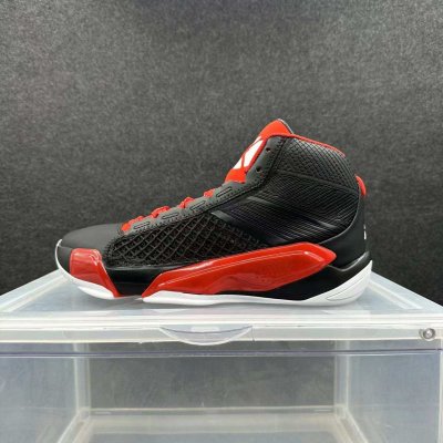 Men's Running Weapon Air Jordan 38 Black/Red Shoes 004