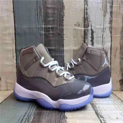 Women's Running weapon Air Jordan 11 'Cool Grey' Shoes 005