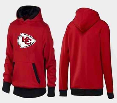 Kansas City Chiefs Logo Pullover Hoodie Red & Black