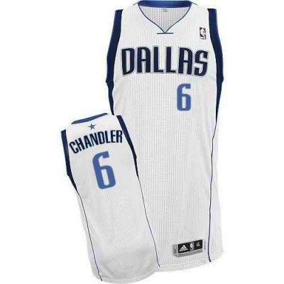 Mavericks #6 Tyson Chandler White Revolution 30 Stitched NBA Jersey