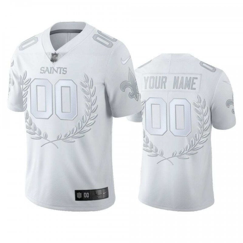 Men's New Orleans Saints White MVP Stitched Limited Jersey