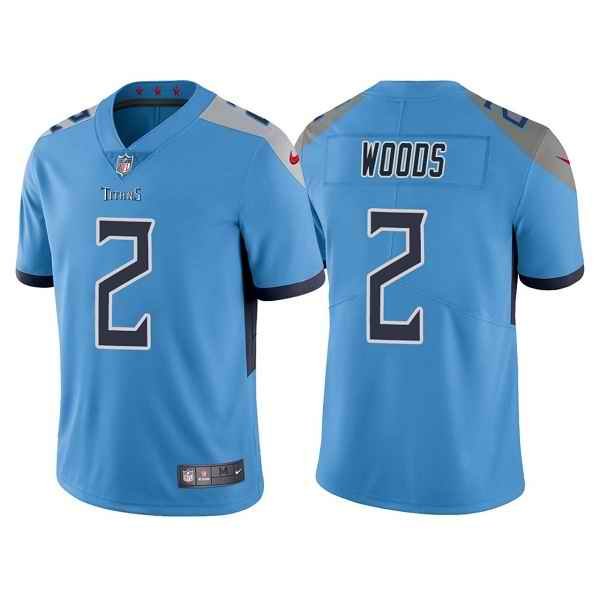 Youth Tennessee Titans #2 Robert Woods Blue Vapor Untouchable Limited Stitched Jersey