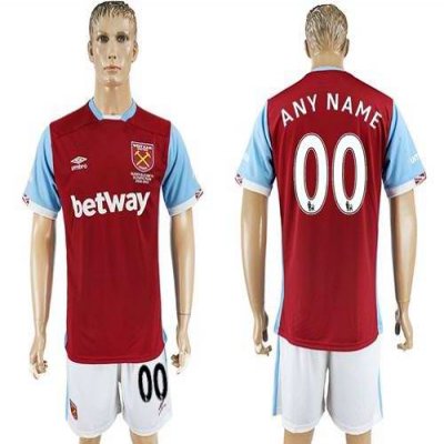 West Ham United Personalized Home Soccer Club Jersey