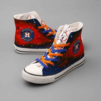 Women's Houston Astros Repeat Print HighTop Sneakers 009