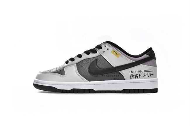 Men's Dunk Low Grey/White Shoes 0344