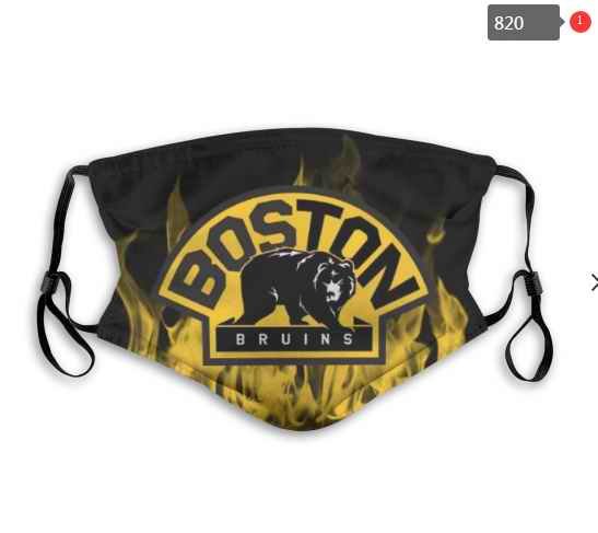 Boston Bruins Face Mask 002 Filter Pm2.5 (Pls check description for details)