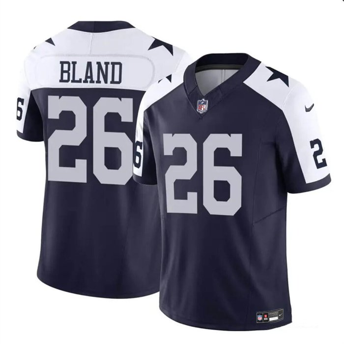 Men's Dallas Cowboys #26 DaRon Bland Navy 2023 F.U.S.E. Thanksgiving Vapor Untouchable Limited Stitched Football Jersey