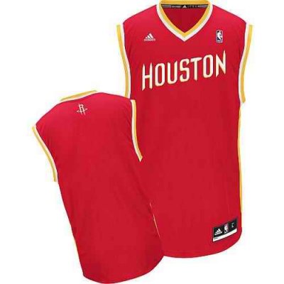 Revolution 30 Rockets Blank Red Alternate Stitched NBA Jersey