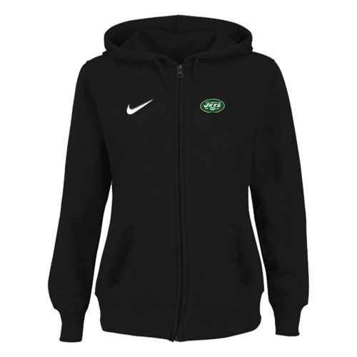 Women's New York Jets Stadium Rally Full Zip Hoodie Black