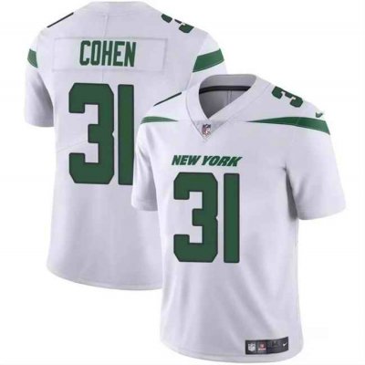 Youth New York Jets #31 Tarik Cohen White Vapor Untouchable Limited Stitched Jersey