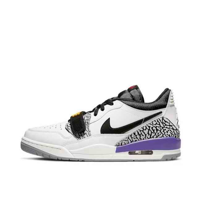 Men's Running Weapon Air Jordan Legacy 312 Low White/Grey Shoes 003